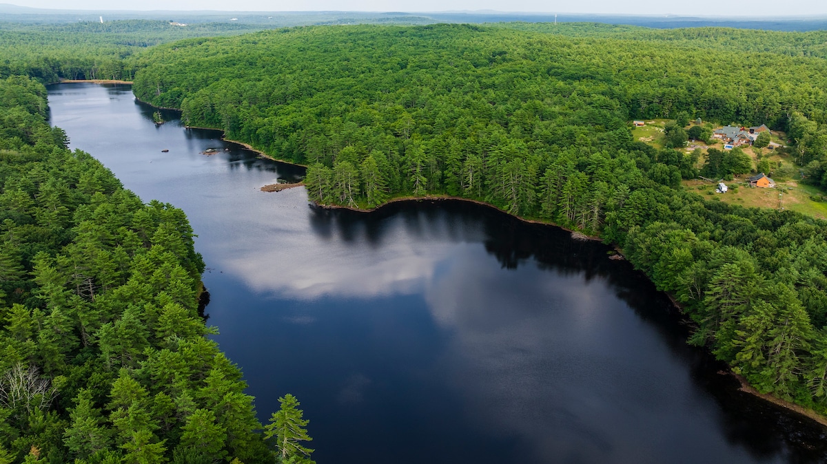 Rochester Reservoir and the Gray Property in Barrington, New Hampshire.
